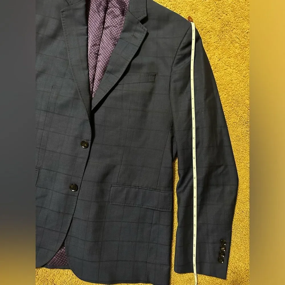 Ted Baker Blue Sport Coat with Notch Lapel